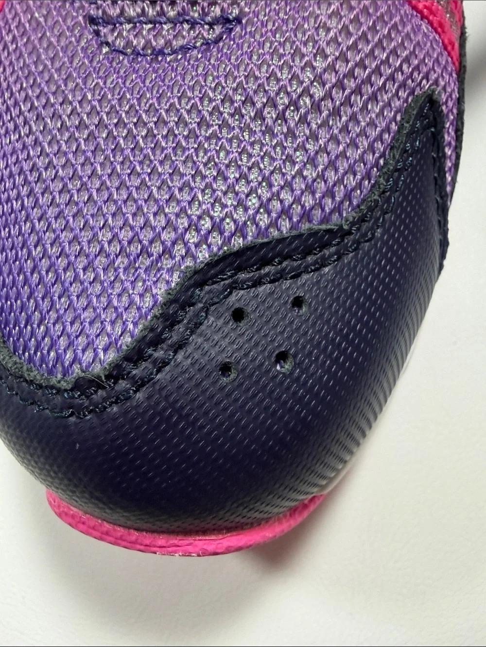 Girls Size 1 Stride Rite M2P Made to Play Journey Player Pink/Purple Sneaker